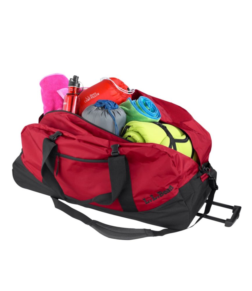 large duffel bag with wheels