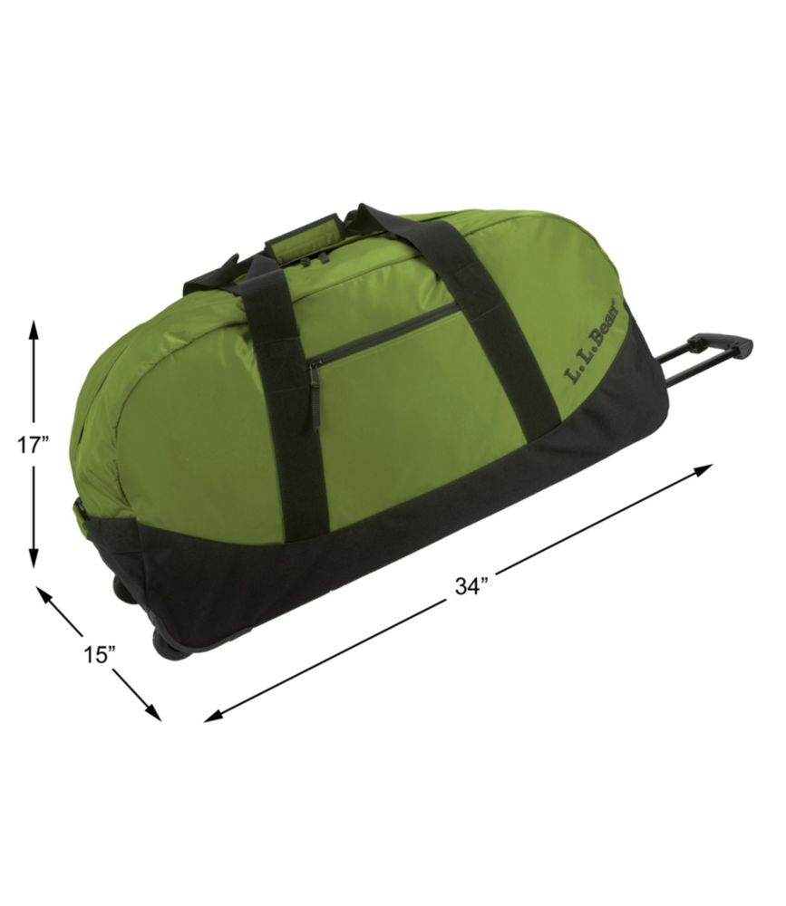 llbean wheeled duffle