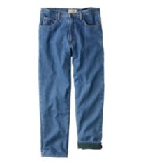 Men's Double L® Jeans, Relaxed Fit, Fleece-Lined