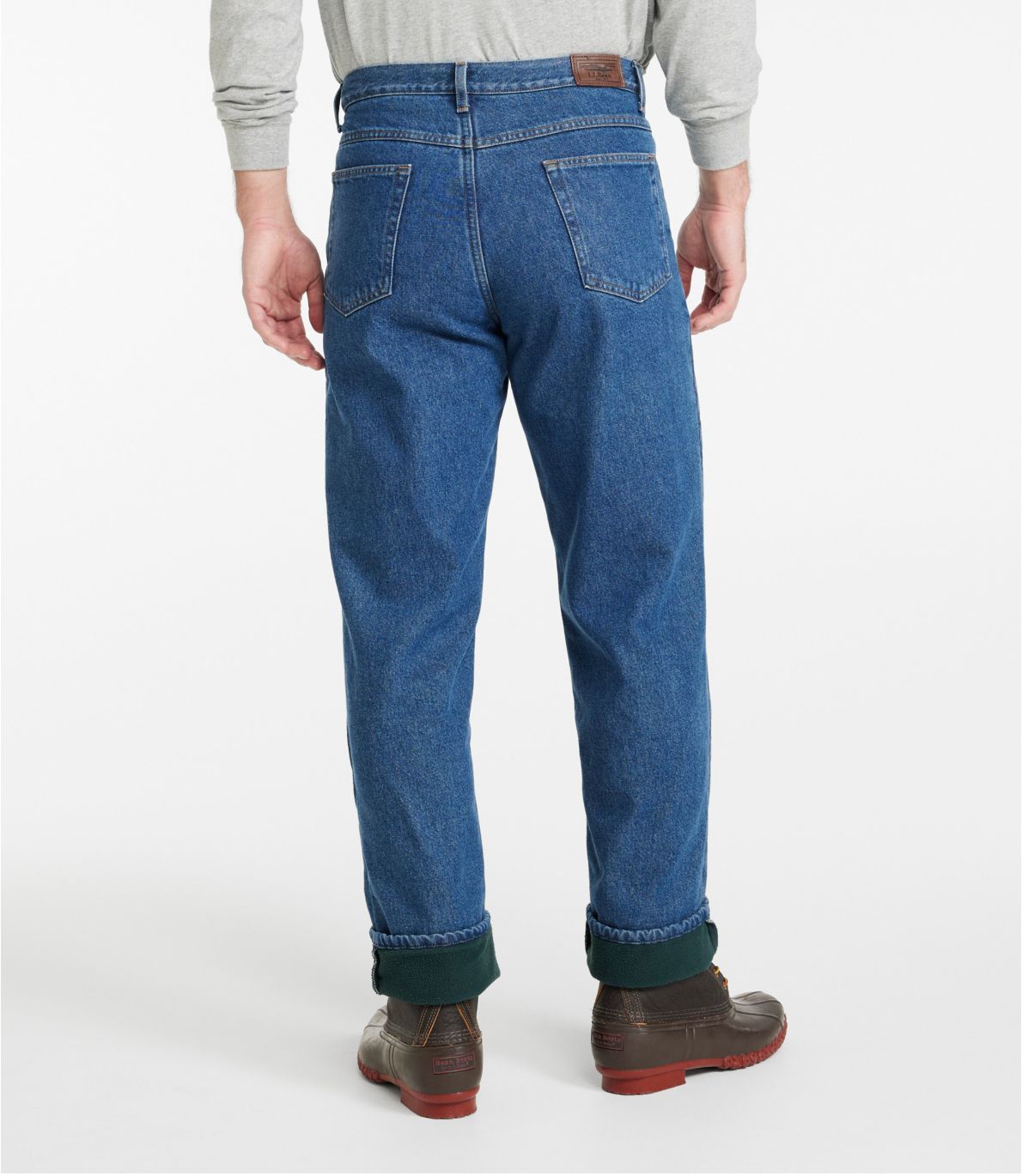 Men's Double L® Jeans, Fleece-Lined Relaxed Fit