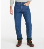 Men's Double L® Jeans, Relaxed Fit, Fleece-Lined