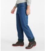 Men's Double L® Jeans, Fleece-Lined Relaxed Fit