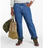 Men's Double L® Jeans, Relaxed Fit, Fleece-Lined at L.L. Bean