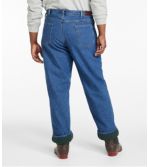 Men's Double L Jeans, Relaxed Fit, Flannel-Lined