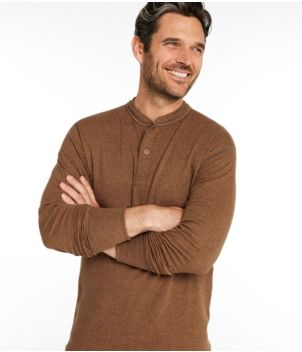 Men's Two-Layer River Driver's Shirt®, Traditional Fit Henley