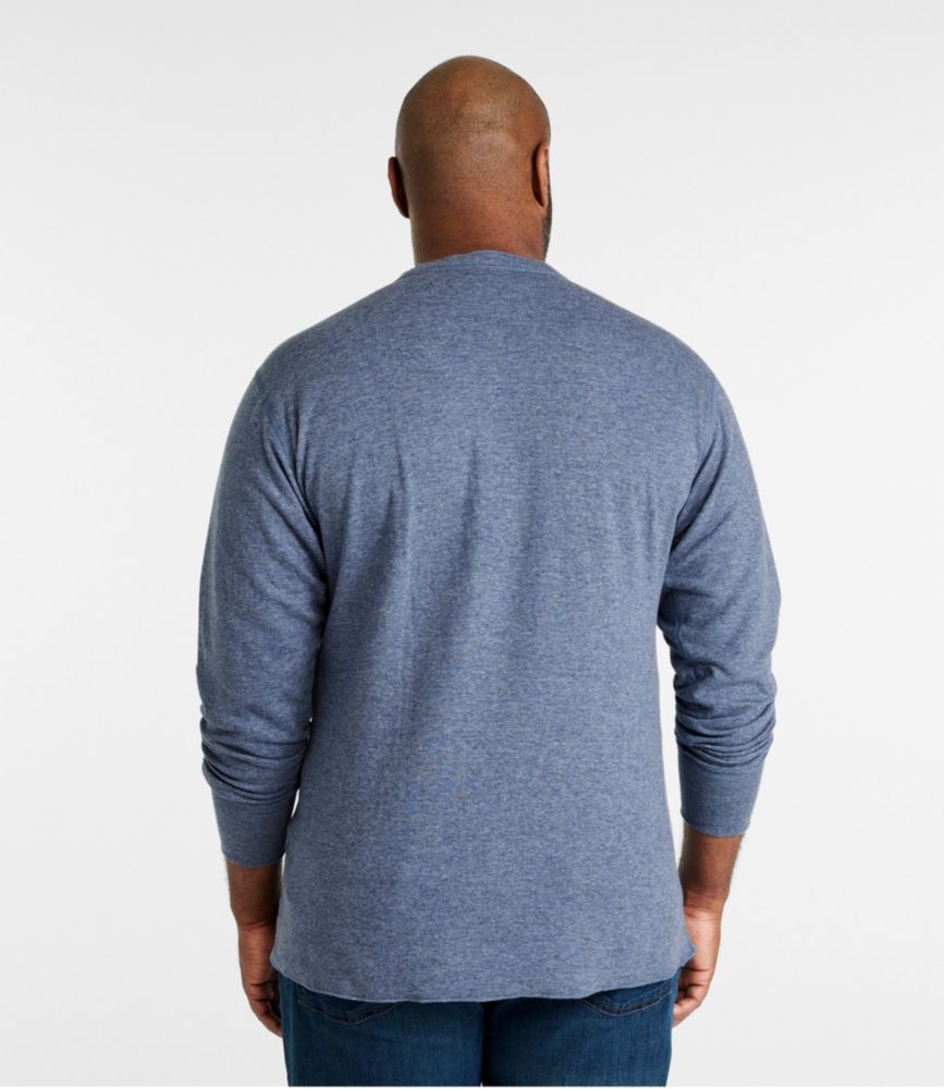 Men's Two-Layer River Driver's Shirt®, Traditional Fit Henley, Barley Heather, small image number 5