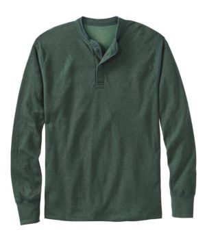 Men's Two-Layer River Driver's Shirt, Traditional Fit Henley