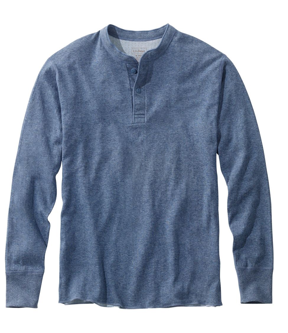 Men's Two-Layer River Driver's Shirt®, Traditional Fit Henley at L.L. Bean