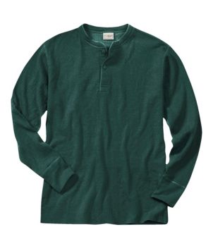 Men's Two-Layer River Driver's Shirt, Traditional Fit Henley