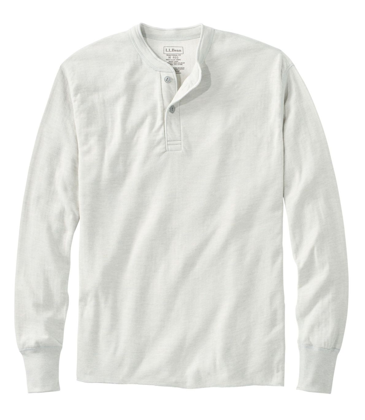 Men's Two-Layer River Driver's Shirt, Traditional Fit Henley