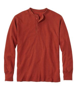 Men's Two-Layer River Driver's Shirt, Traditional Fit Henley