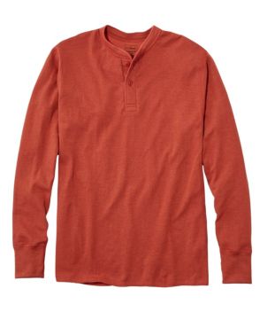 Men's Two-Layer River Driver's Shirt, Traditional Fit Henley