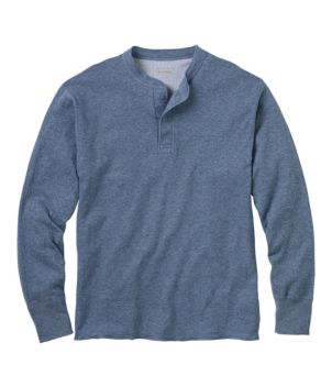 Men's Two-Layer River Driver's Shirt, Traditional Fit Henley