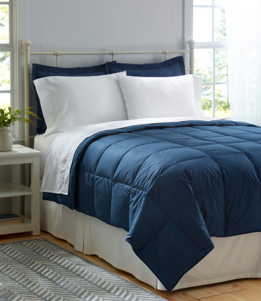 Classic Colors Down Comforter, Mariner Blue, small image number 4