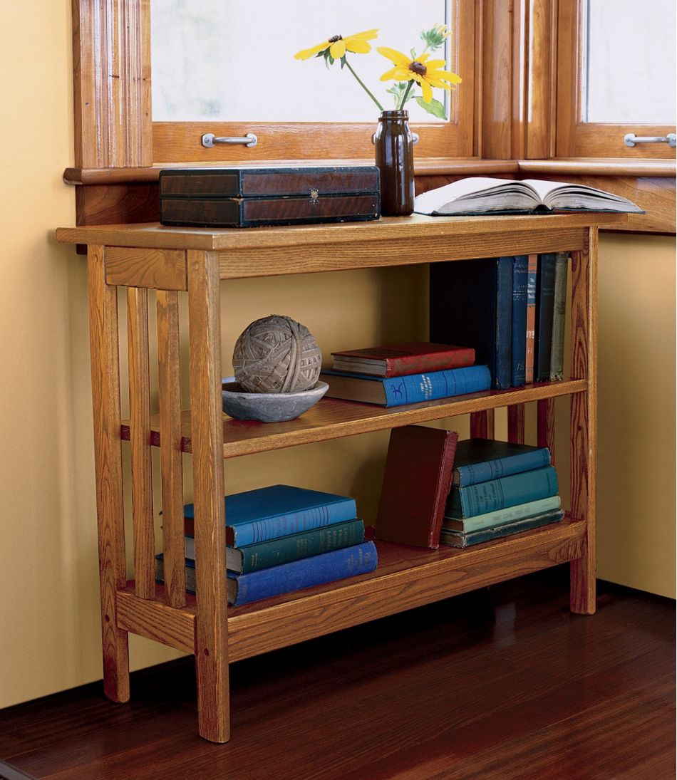 Mission Under Window Bookshelf