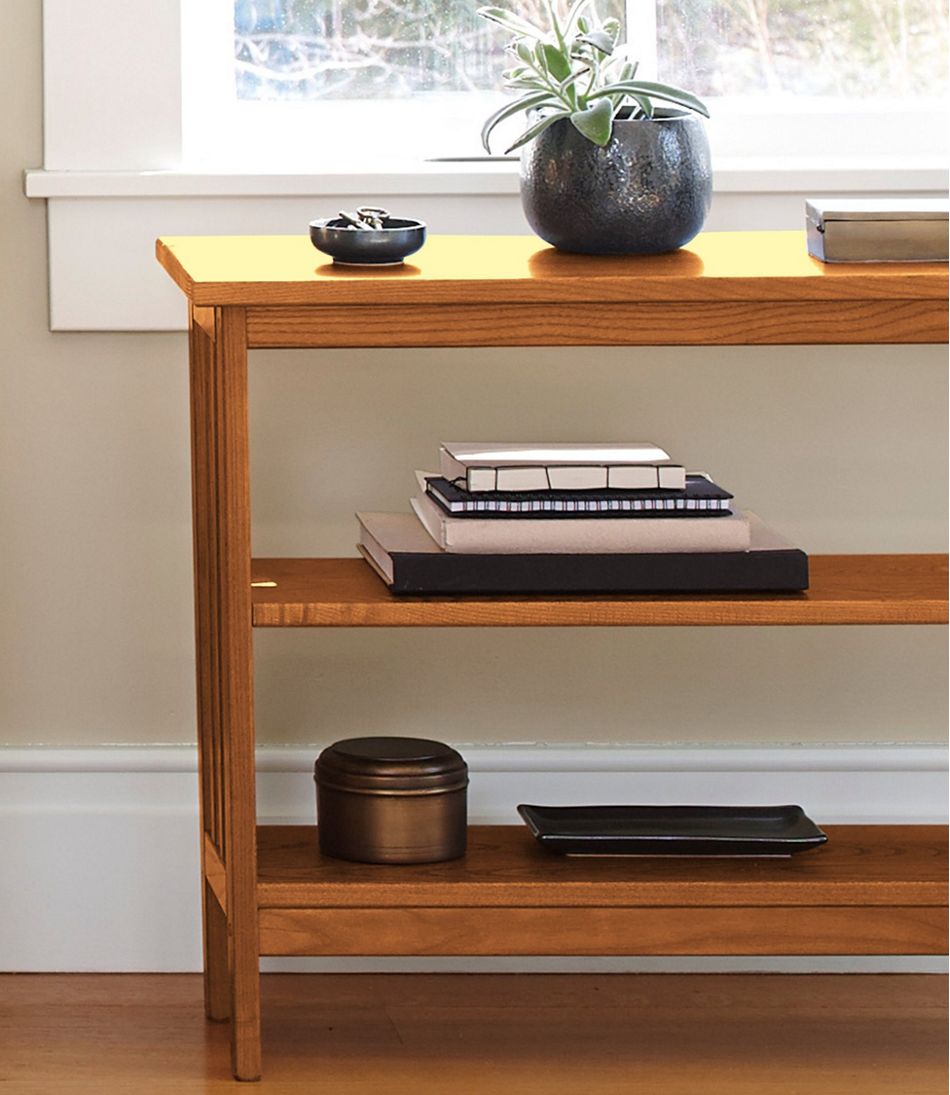 Mission Under Window Bookshelf