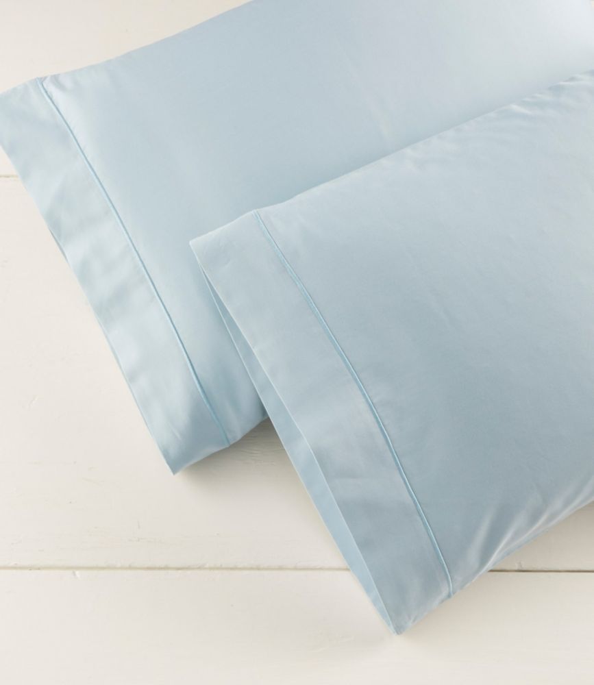 340ThreadCount Cotton Sateen Pillowcases, Set of Two Bedding at L.L
