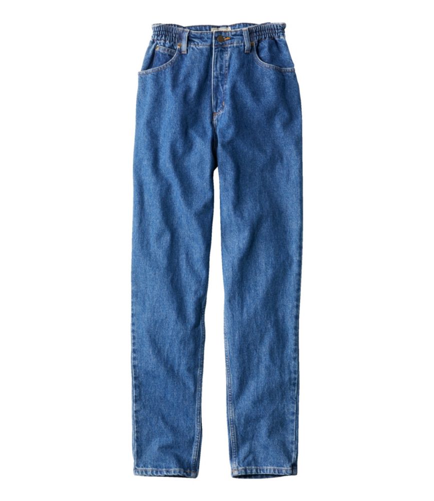 ll bean elastic waist jeans