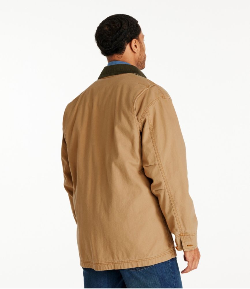 Men's Original Field Coat, Cotton-Lined, Olive, small image number 3