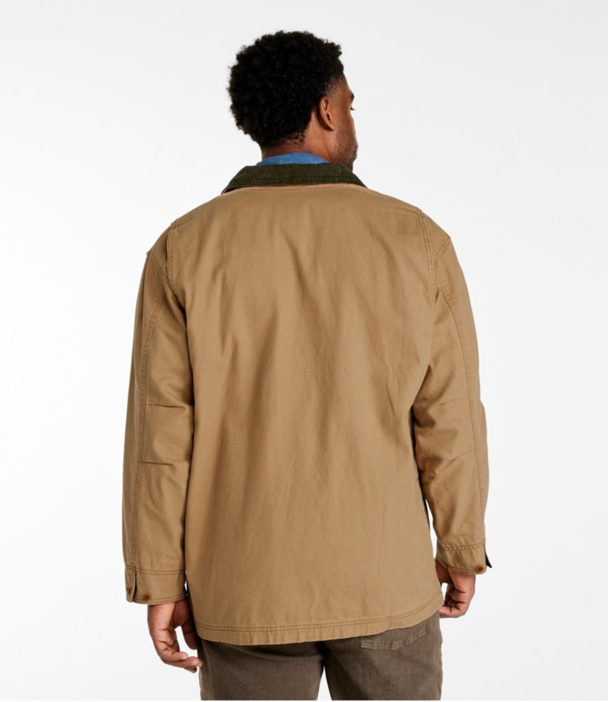 Men's Original Field Coat, Cotton-Lined, Olive, small image number 5