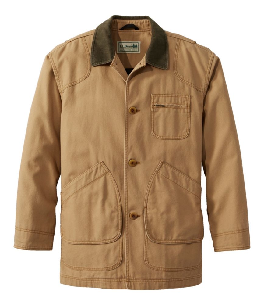 Men's Original Field Down Winter Coat, Cotton-Lined Saddle Medium, Cotton/Nylon L.L.Bean