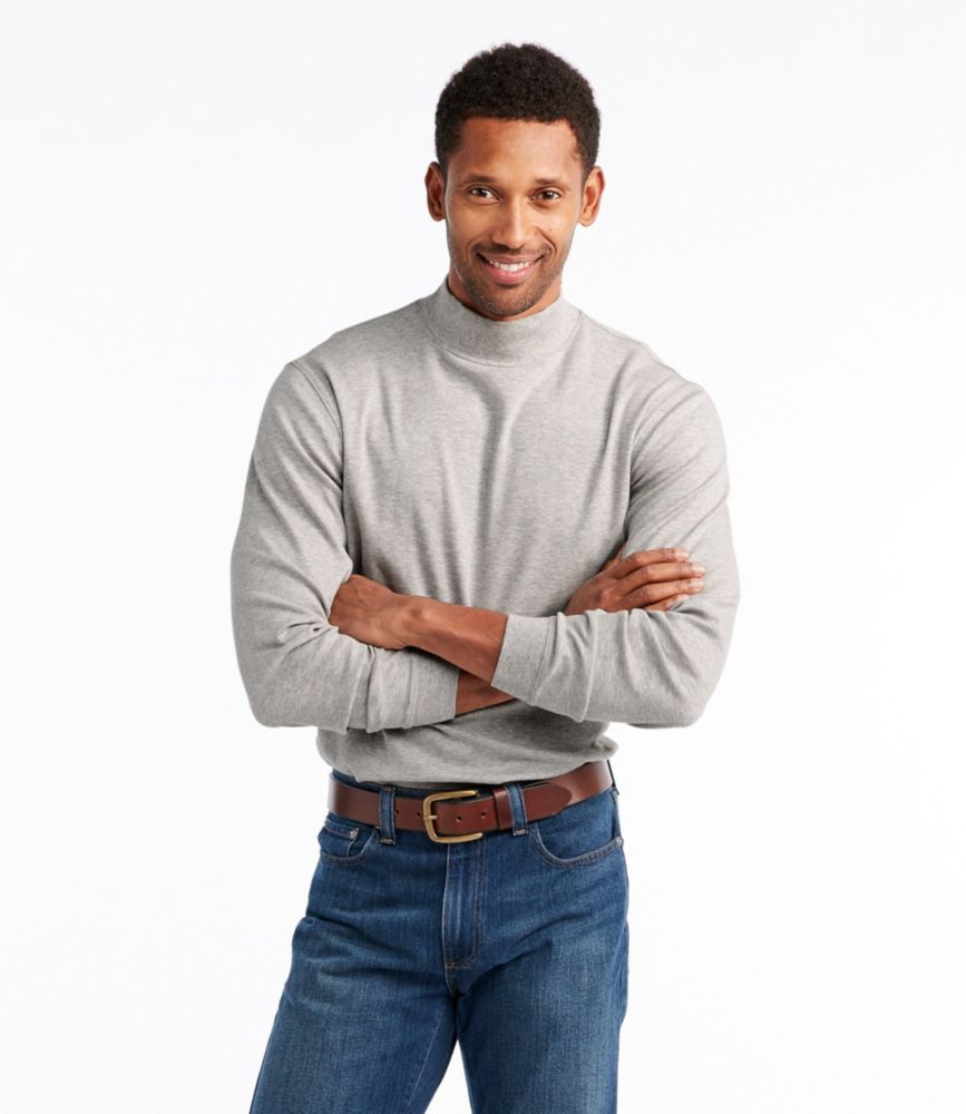 mens dress mock turtleneck shirt