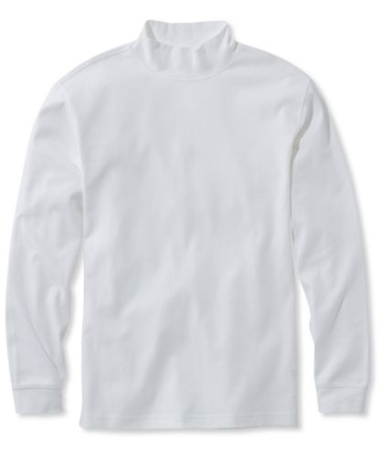 Men's Interlock Mock-Turtleneck, Traditional Fit