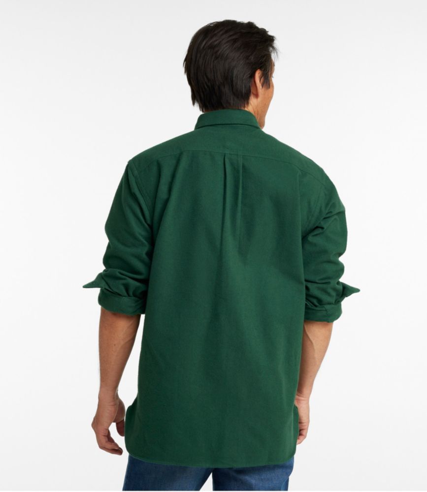 Men's Chamois Shirt, Traditional Fit, Deep Green, small image number 3