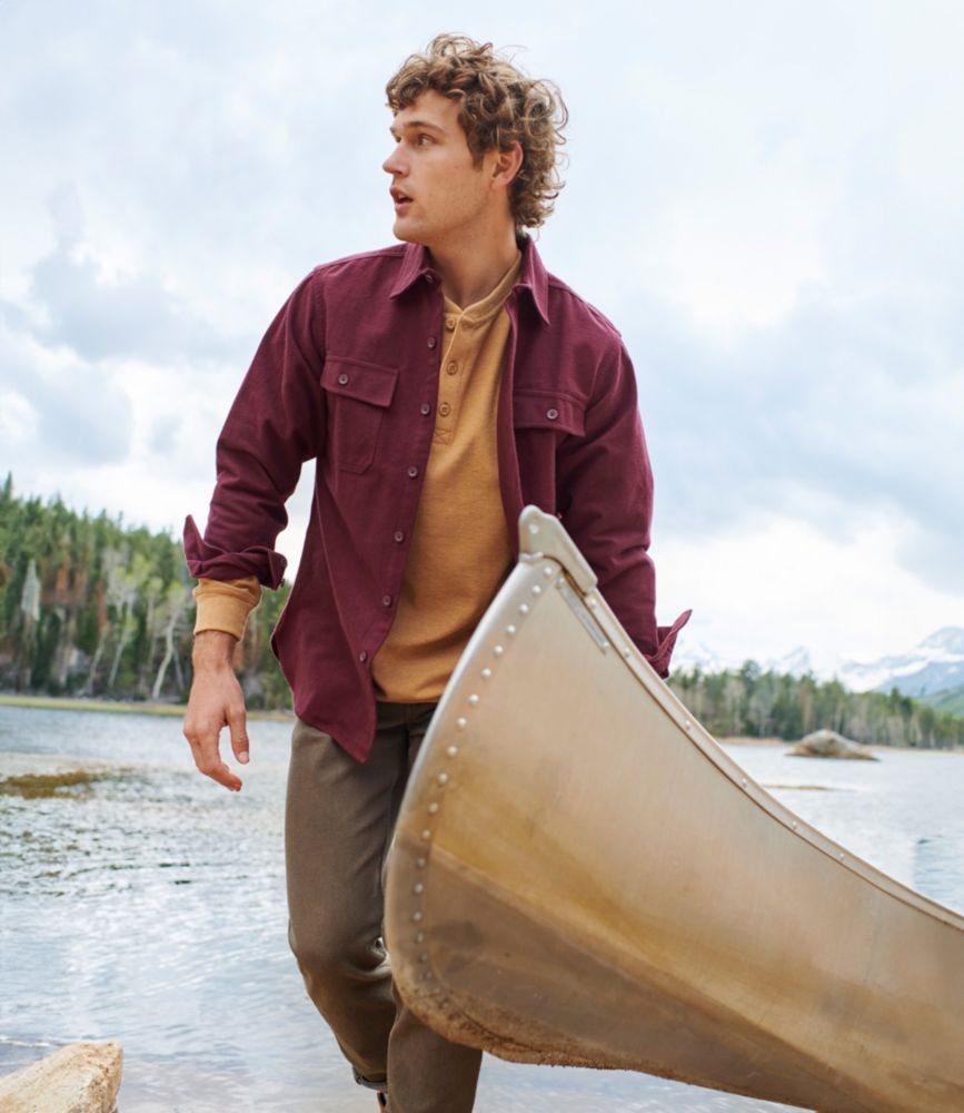 Men's Chamois Shirt, Traditional Fit