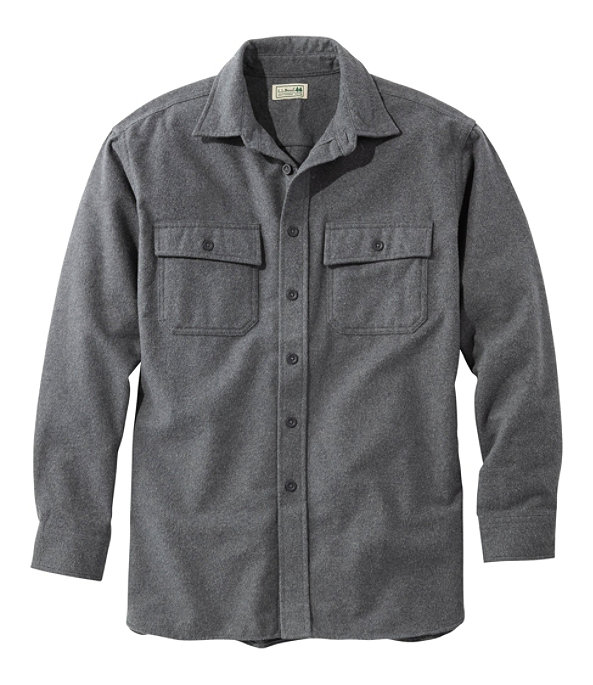 Chamois Shirt, Charcoal Gray Heather, large image number 0