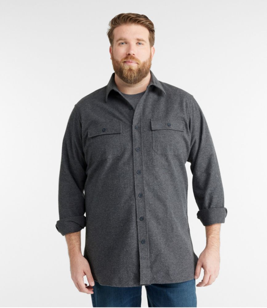 Chamois Shirt, Charcoal Gray Heather, small image number 4