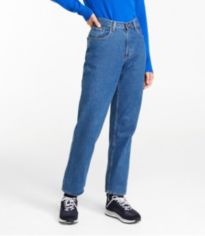 Vintage LL Bean Fleece Lined Jeans Womens 12 Petite Blue Denim Pants 29x28