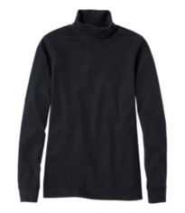 Women's Pima Cotton Turtleneck, Long-Sleeve