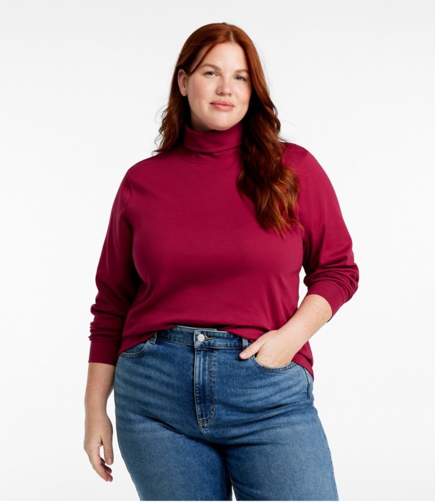 Women's L.L.Bean Interlock Turtleneck, Long-Sleeve