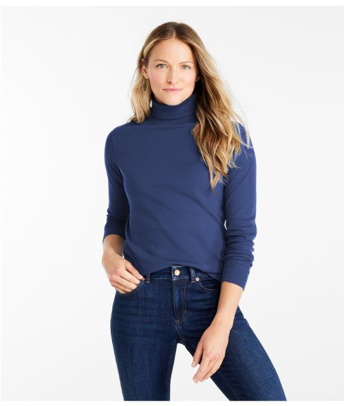 Women's L.L.Bean Interlock Turtleneck, Long-Sleeve at L.L. Bean