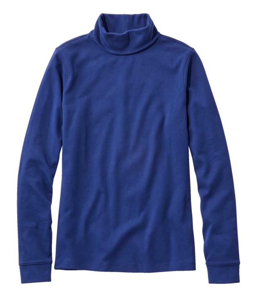 Blue turtleneck womens best sale