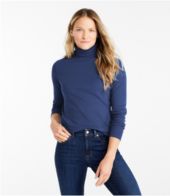 Women's Pima Cotton Turtleneck, Long-Sleeve at L.L. Bean