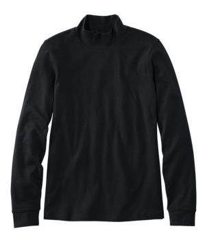 Women's L.L.Bean Interlock Mock-Turtleneck, Long-Sleeve