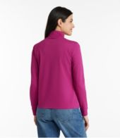 Women's L.L.Bean Interlock Turtleneck, Long-Sleeve Stripe