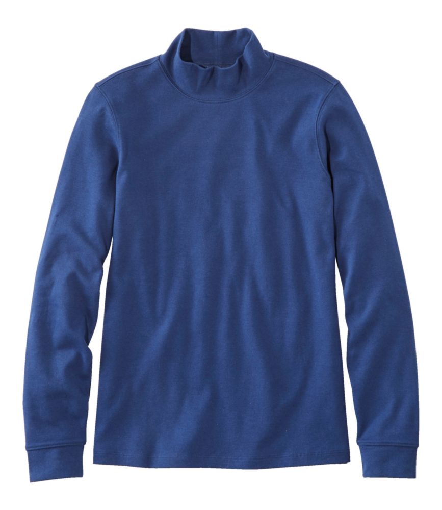 mock turtleneck sweatshirt