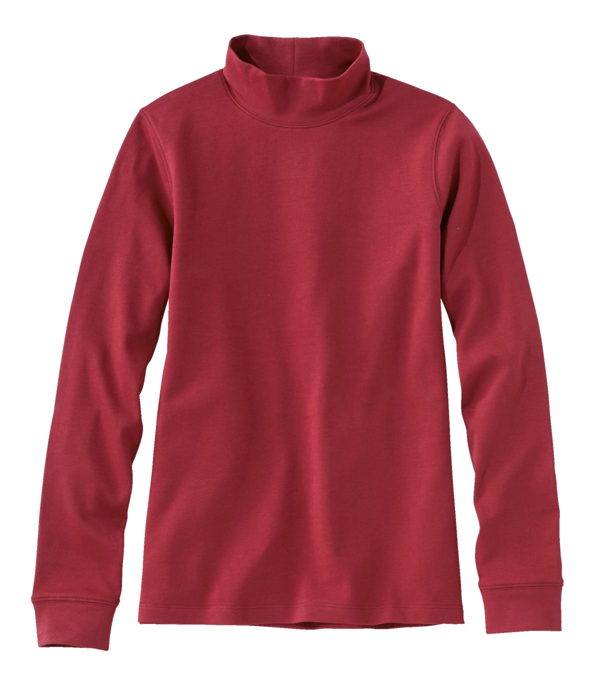 Women's L.L.Bean Interlock Mock-Turtleneck, Long-Sleeve at L.L. Bean