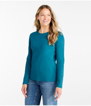 Women's L.L.Bean Tee, Long-Sleeve Crewneck