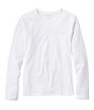 Women's L.L.Bean Tee, Long-Sleeve Crewneck, White, small image number 0