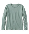 Women's L.L.Bean Tee, Long-Sleeve Crewneck, Faded Sage, small image number 0
