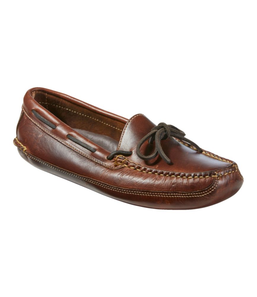 Men's Leather Double-Sole Slippers, Leather-Lined, Brown, small image number 6