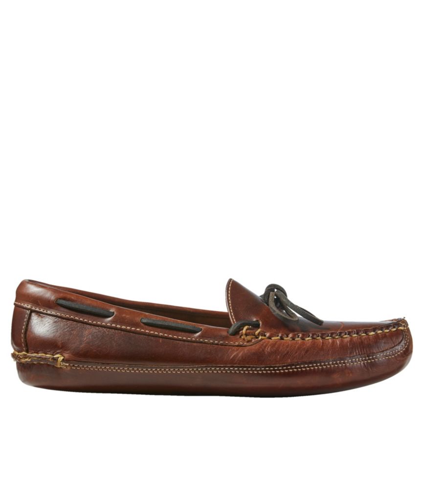 mens leather moccasin slippers