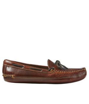 Men's Leather Double-Sole Slippers, Leather-Lined