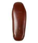 Men's Leather Double-Sole Slippers, Shearling-Lined