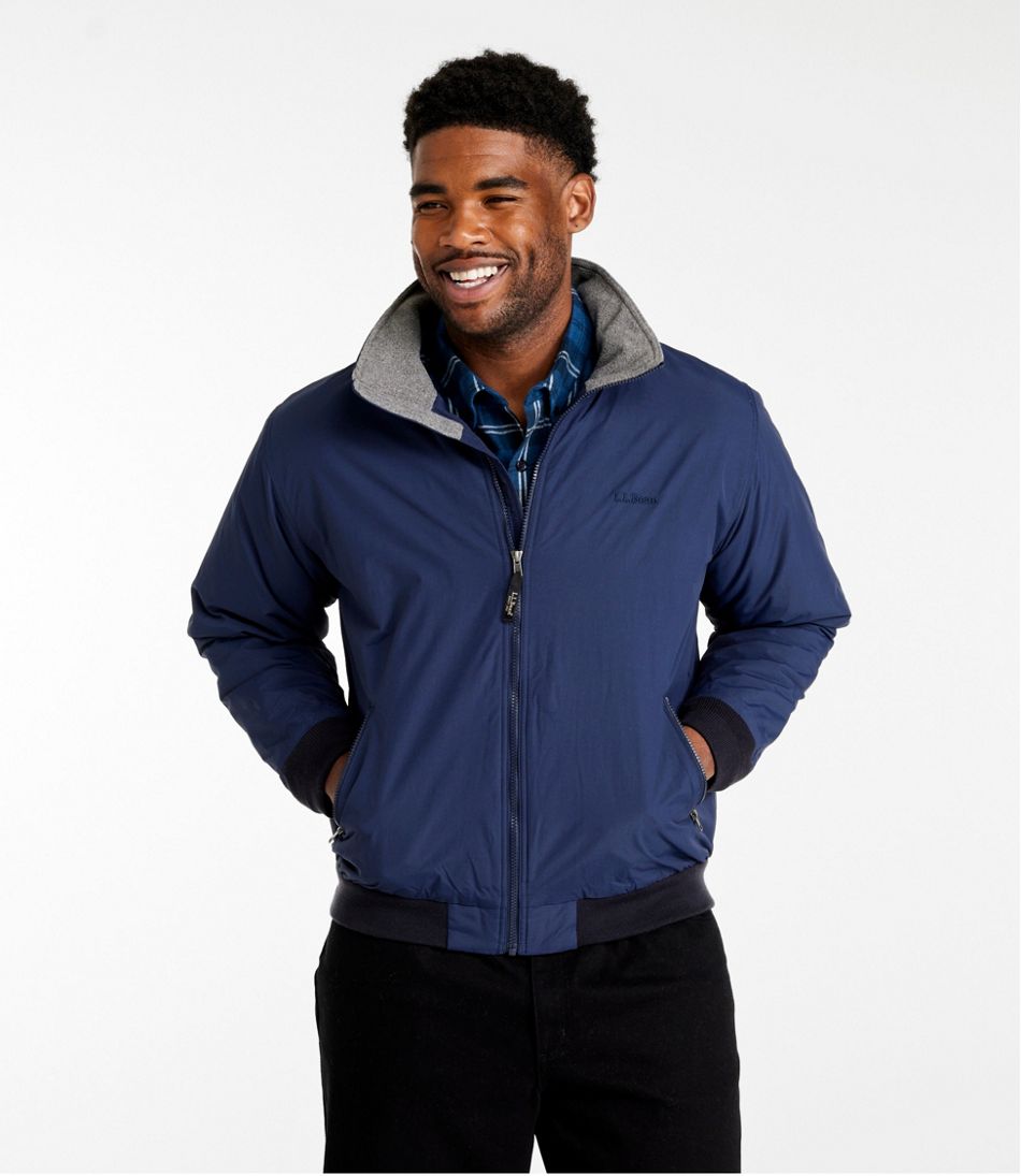 L.L.Bean Fleece-Lined Insulated Warm-Up Jacket - S