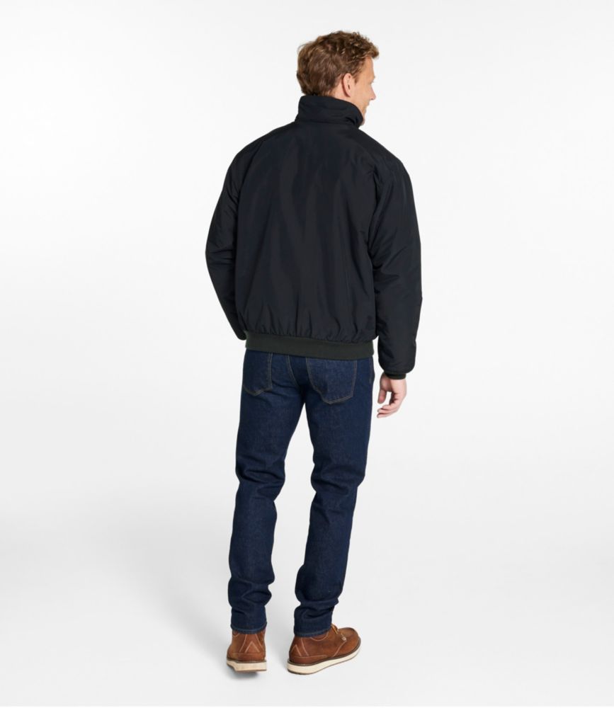 Men's Warm-Up Jacket, Fleece Lined, Navy, small image number 5
